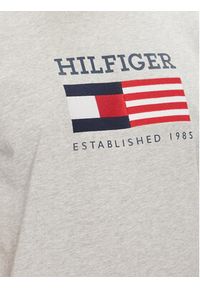 TOMMY HILFIGER - Tommy Hilfiger T-Shirt American Monotype MW0MW39843 Szary Regular Fit. Kolor: szary. Materiał: bawełna #4