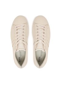 ecco - ECCO Sneakersy Street Lite 21280359113 Écru. Materiał: skóra
