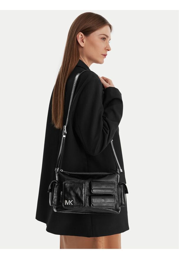 MICHAEL Michael Kors Torebka 30S5SM3L8Y Czarny. Kolor: czarny. Materiał: skórzane