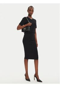 Pinko - PINKO Spódnica ołówkowa Gonna 103973 A21T Czarny Slim Fit. Kolor: czarny. Materiał: syntetyk #3