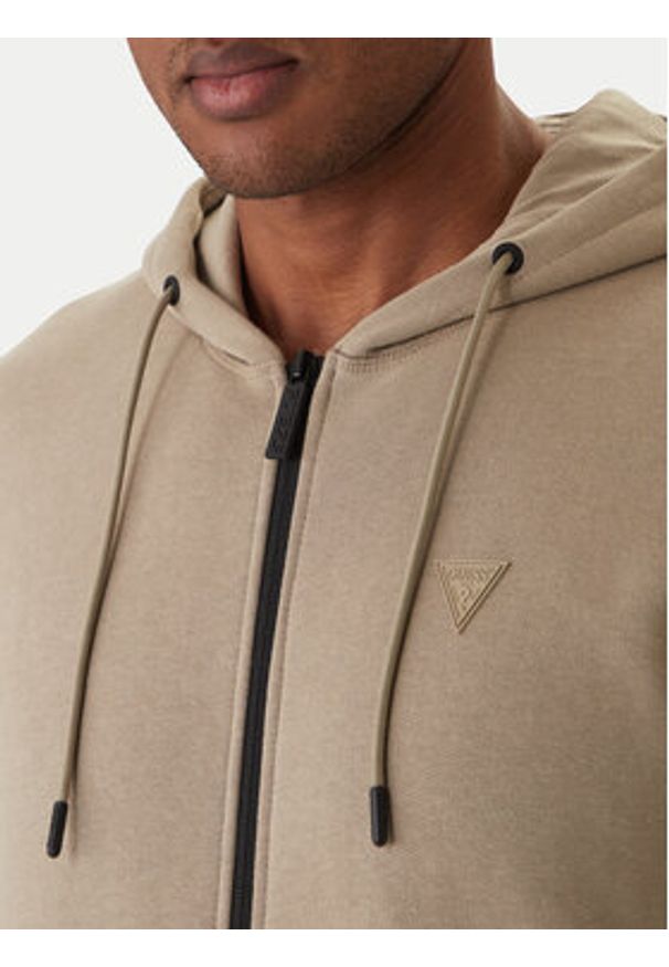 Guess Bluza Aldwin Z2YQ28 K9V31 Beżowy Regular Fit. Kolor: beżowy. Materiał: bawełna