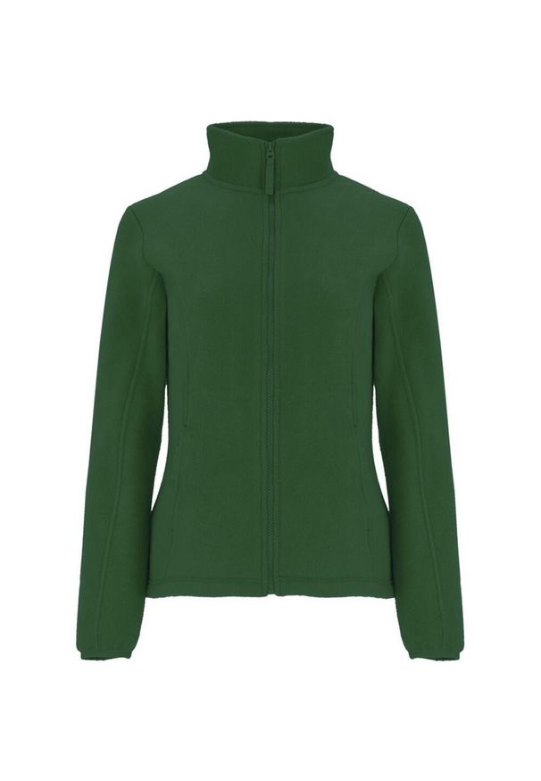ROLY - Damska Bluza Polarowa Artic Z Pełnym Zamkiem Błyskawicznym. Kolor: zielony. Materiał: polar. Sezon: zima. Sport: turystyka piesza