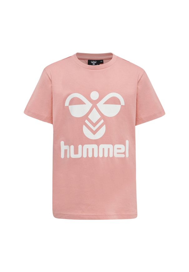Koszulka dla dziewczynki Hummel Tres. Kolor: różowy. Materiał: bawełna. Sport: joga i pilates