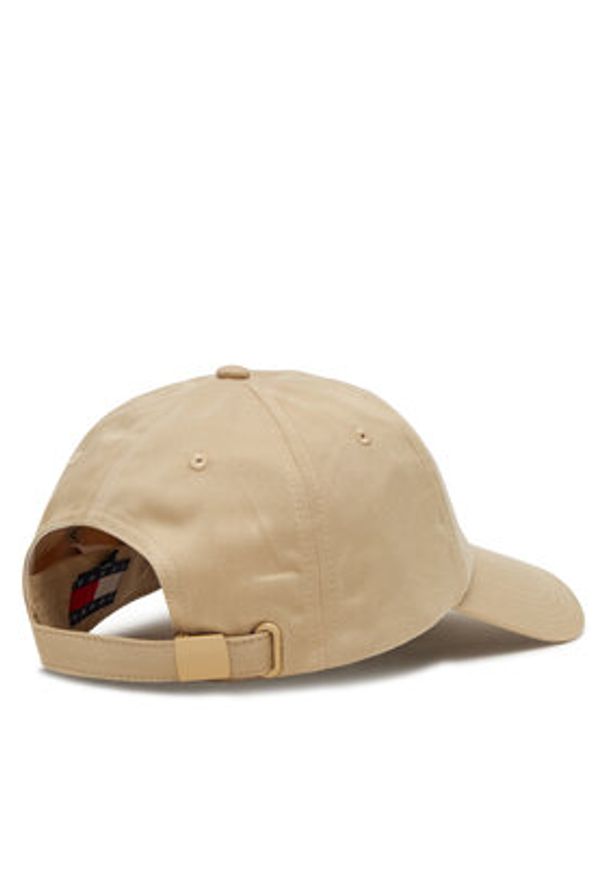 Tommy Jeans Czapka z daszkiem Heritage Core Cap AM0AM12933 Beżowy. Kolor: beżowy. Materiał: bawełna, materiał