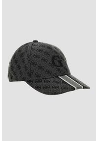 Guess - GUESS Logowana szara czapka z daszkiem. Kolor: szary