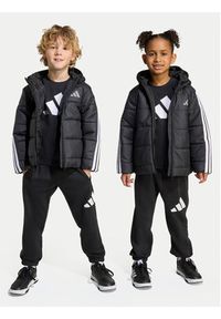 Adidas - adidas Kurtka zimowa Essentials 3-Stripes JW2443 Czarny Regular Fit. Kolor: czarny. Materiał: syntetyk. Sezon: zima #6