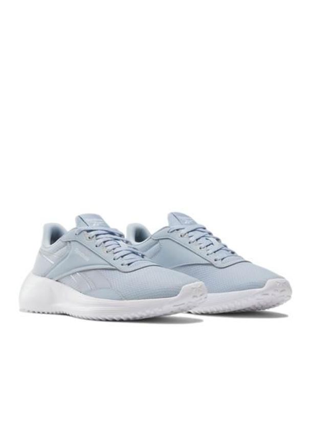 Buty do chodzenia damskie Reebok Lite 4. Zapięcie: sznurówki. Kolor: wielokolorowy, niebieski. Materiał: materiał, syntetyk, tkanina. Szerokość cholewki: normalna. Sport: turystyka piesza