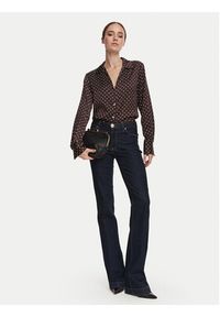 Guess Koszula W6YH23 W2946 Brązowy Regular Fit. Kolor: brązowy. Materiał: syntetyk #6