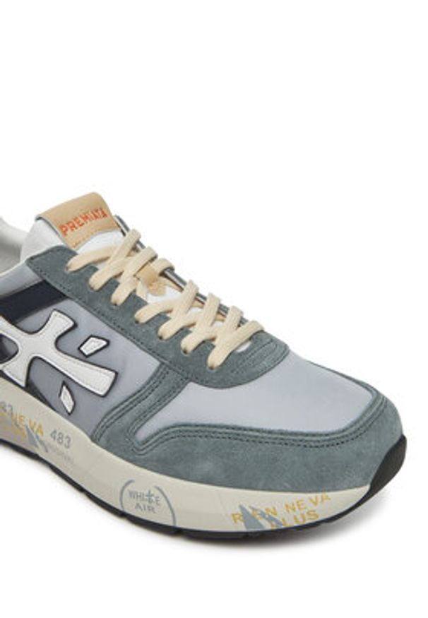Premiata Sneakersy Mick Var 7245 Szary. Kolor: szary. Materiał: materiał