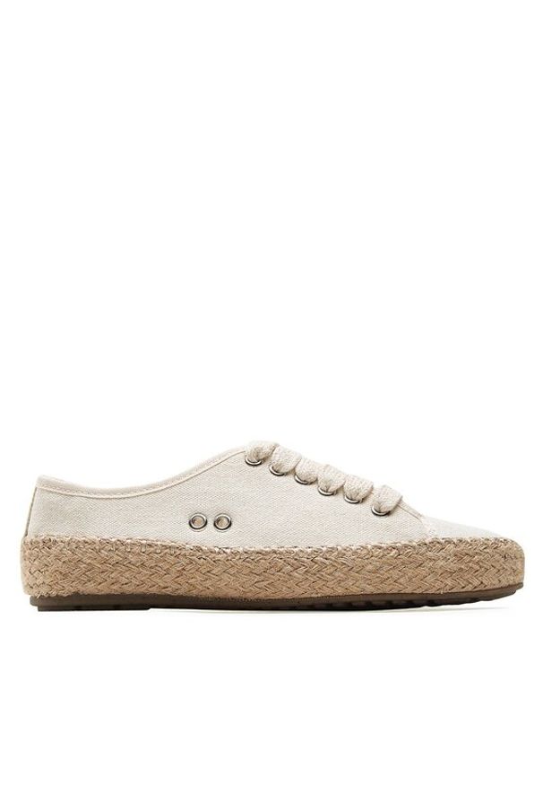 EMU Australia Espadryle W12883 Beżowy. Kolor: beżowy. Materiał: kauczuk