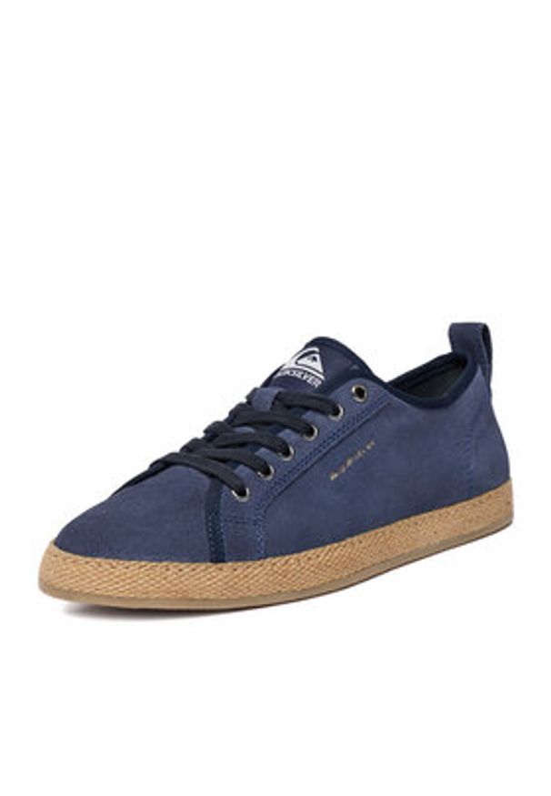 Quiksilver Espadryle EO-ESPRINT-07 MI08 Granatowy. Kolor: niebieski. Materiał: zamsz, skóra