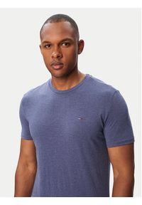 Tommy Jeans T-Shirt Jaspe DM0DM20363 Niebieski Slim Fit. Kolor: niebieski. Materiał: bawełna #4