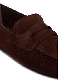 Calvin Klein Mokasyny Square Driver Suede HW0HW02844 Bordowy. Kolor: czerwony. Materiał: skóra, zamsz #6