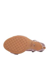Nine West Sandały EO-LS1005252-1 Fioletowy. Kolor: fioletowy. Materiał: materiał #8