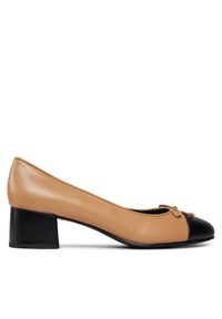 Tory Burch Czółenka 156210 Beżowy. Kolor: beżowy. Materiał: skóra #1
