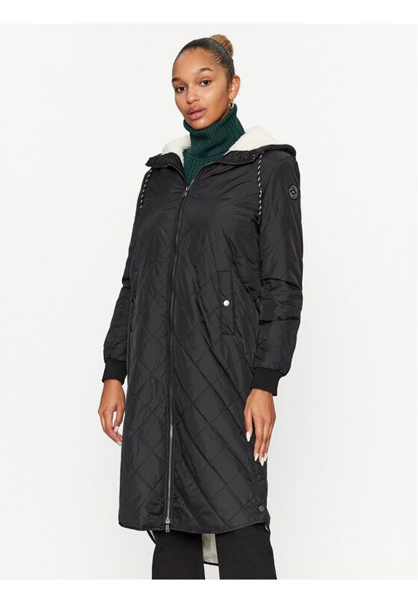 only - ONLY Płaszcz zimowy 15295389 Czarny Regular Fit. Kolor: czarny. Materiał: syntetyk. Sezon: zima