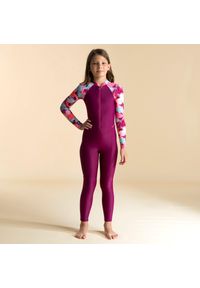 NABAIJI - Kombinezon pływacki dla dzieci Nabaiji Swim. Kolor: fioletowy. Materiał: materiał, poliester, elastan, poliamid #1