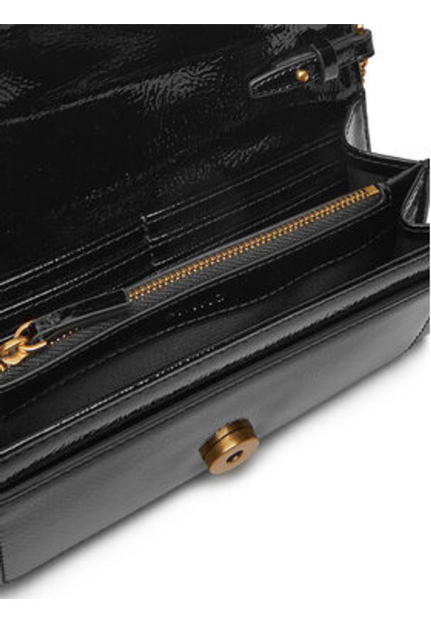 Pinko - PINKO Torba Love One Wallet C AI 23-24 PCPL 100062 A10I Czarny. Kolor: czarny. Materiał: skóra