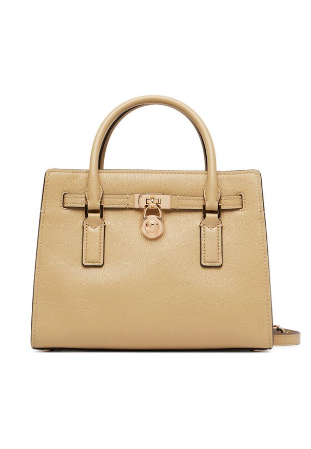 MICHAEL Michael Kors Torebka 30T6GNXS1L Beżowy. Kolor: beżowy. Materiał: skórzane