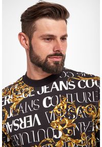 Versace Jeans Couture - Bluza VERSACE JEANS COUTURE. Długość: długie. Wzór: napisy #5