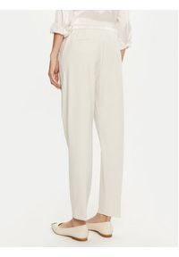 Marella Spodnie materiałowe Cammino 2423136045 Écru Regular Fit. Materiał: syntetyk #4