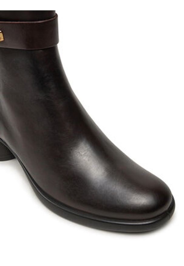 ecco - ECCO Botki Sculpted Lx 35 22248301178 Brązowy. Kolor: brązowy. Materiał: skóra