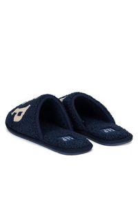 GAP - Gap Kapcie PLANO HOMESLIPPER M GP508015AM-NVOF Granatowy. Kolor: niebieski. Materiał: materiał #2