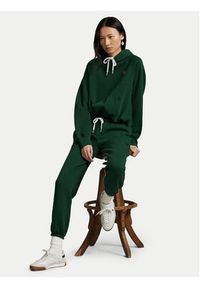 Polo Ralph Lauren Bluza 211971698005 Zielony Relaxed Fit. Typ kołnierza: polo. Kolor: zielony. Materiał: bawełna #4