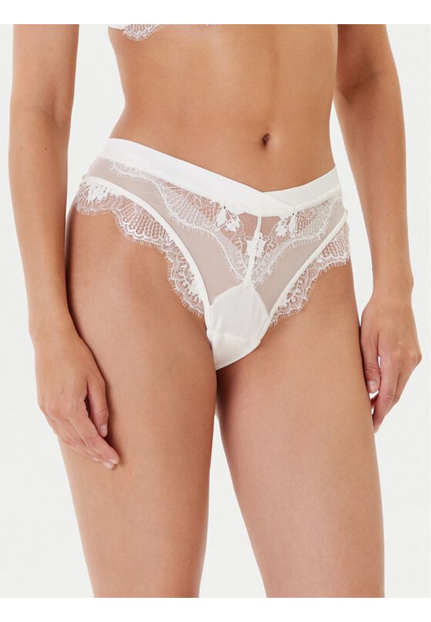 Hunkemöller Figi brazylijskie Tiah 302393 Biały. Kolor: biały. Materiał: syntetyk
