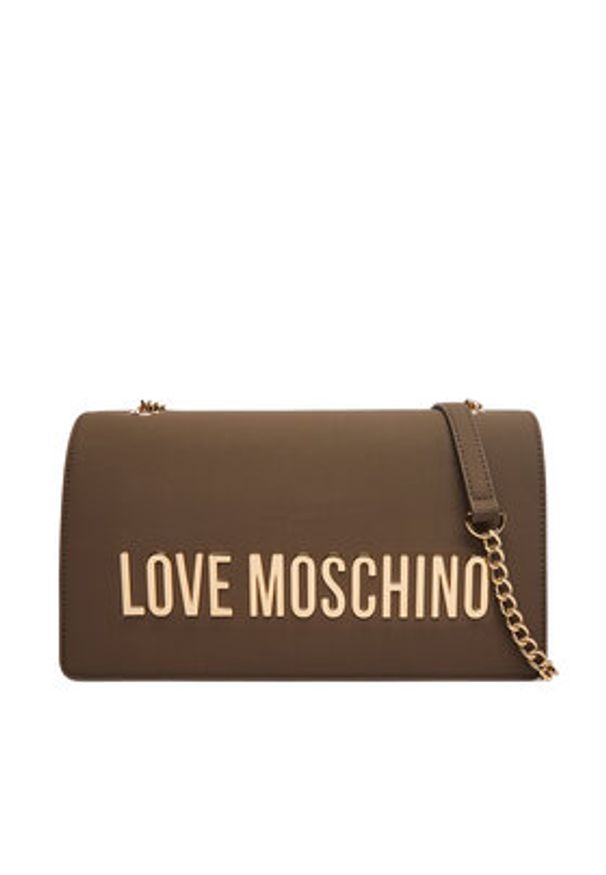 Love Moschino - LOVE MOSCHINO Torebka JC4192PP1OKD0203 Brązowy. Kolor: brązowy. Materiał: skórzane