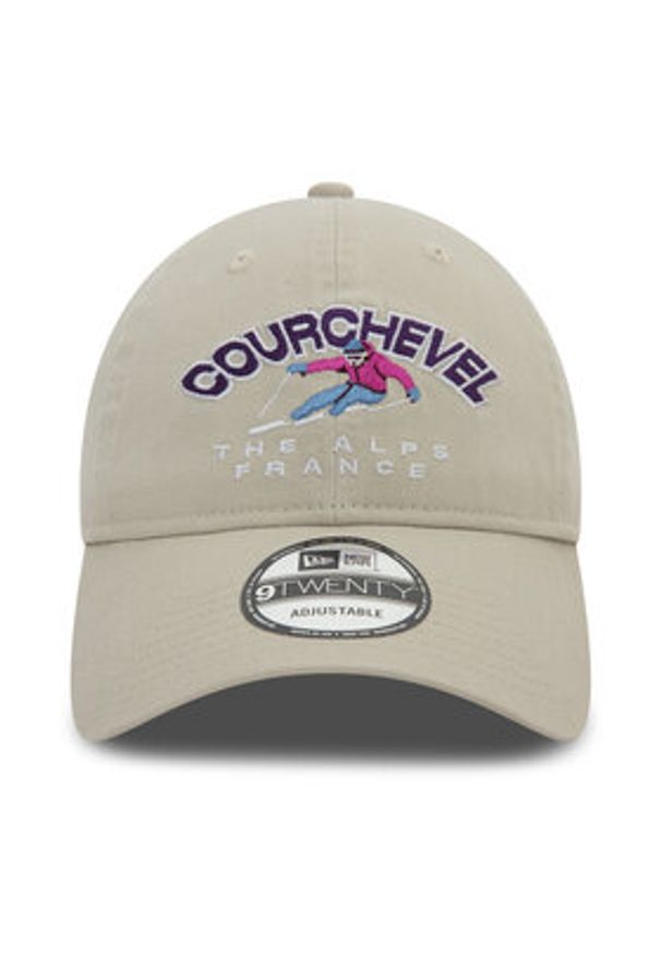 New Era Czapka z daszkiem Washed Courchevel Ski 9TWENTY 60580869 Beżowy. Kolor: beżowy. Materiał: materiał, bawełna