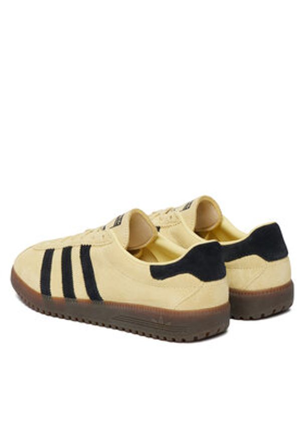 Adidas - adidas Sneakersy Brmd JI2659 Żółty. Kolor: żółty. Materiał: zamsz, skóra