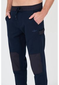 Aeronautica Militare - AERONAUTICA MILITARE Granatowe spodnie dresowe. Kolor: niebieski. Materiał: dresówka #5