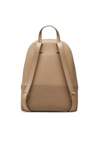 Calvin Klein Plecak Ck Mixmedia Backpack_Mono K60K613184 Beżowy. Kolor: beżowy. Materiał: skóra #5