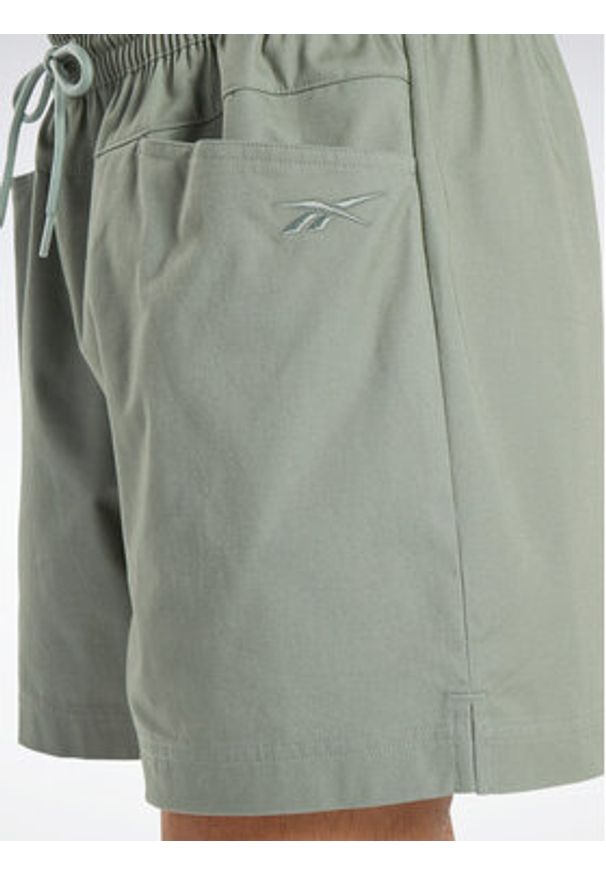 Reebok Szorty sportowe Classics Skateboard Shorts HS9185 Zielony. Kolor: zielony. Materiał: bawełna. Styl: sportowy