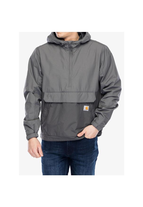 Kurtka przeciwwiatrowa męska Carhartt Lightweight Packable Anorak. Kolor: szary
