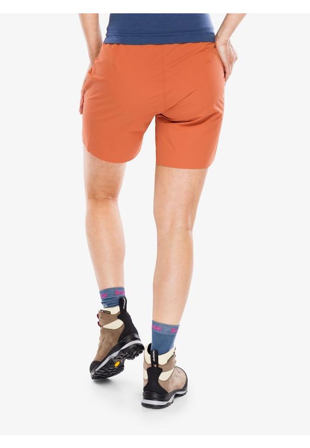 Spodenki turystyczne damskie Mammut Aenergy Light SO Shorts. Kolor: czerwony. Sport: turystyka piesza