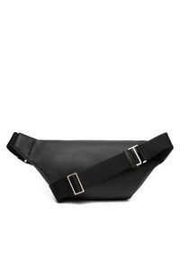 Calvin Klein Saszetka nerka Micro Pebble Waistbag 38 LV04D3002G Czarny. Kolor: czarny. Materiał: skóra #4