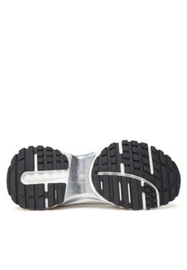 Calvin Klein Jeans Sneakersy Hike Runner Mg Nylon Perl YW0YW01963 Biały. Kolor: biały. Materiał: skóra
