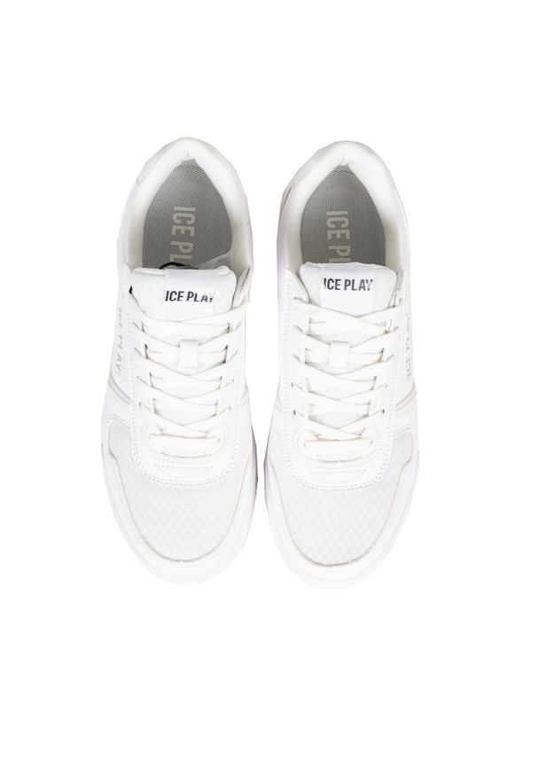 Ice Play Sneakersy | YALE002M3YM1 | Mężczyzna | Biały. Okazja: na co dzień, na spacer. Nosek buta: okrągły. Kolor: biały. Materiał: skóra ekologiczna, tkanina. Sport: turystyka piesza