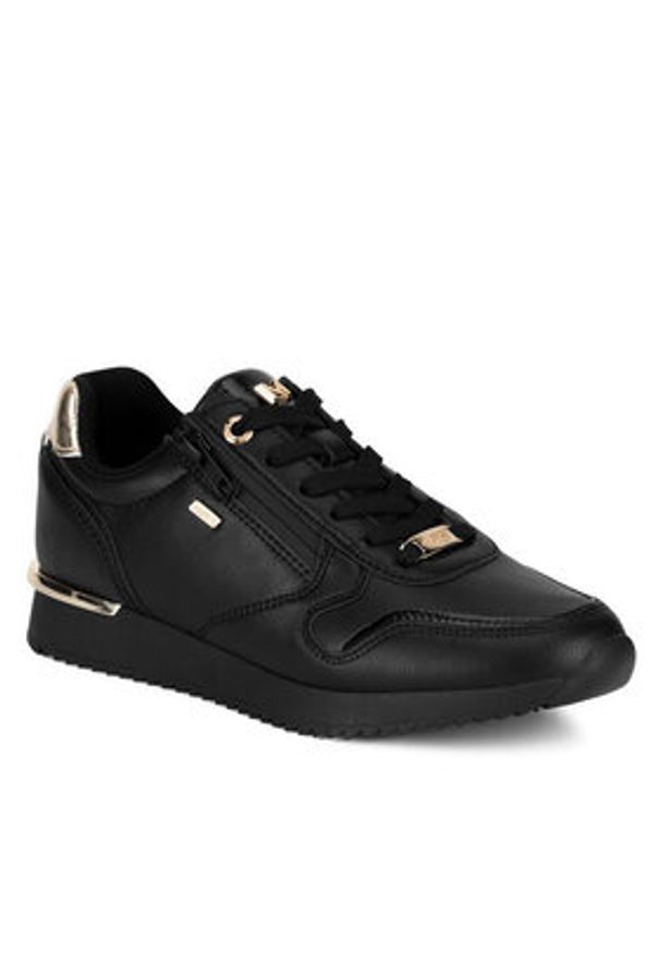MEXX Sneakersy MI001008243W Czarny. Kolor: czarny. Materiał: skóra