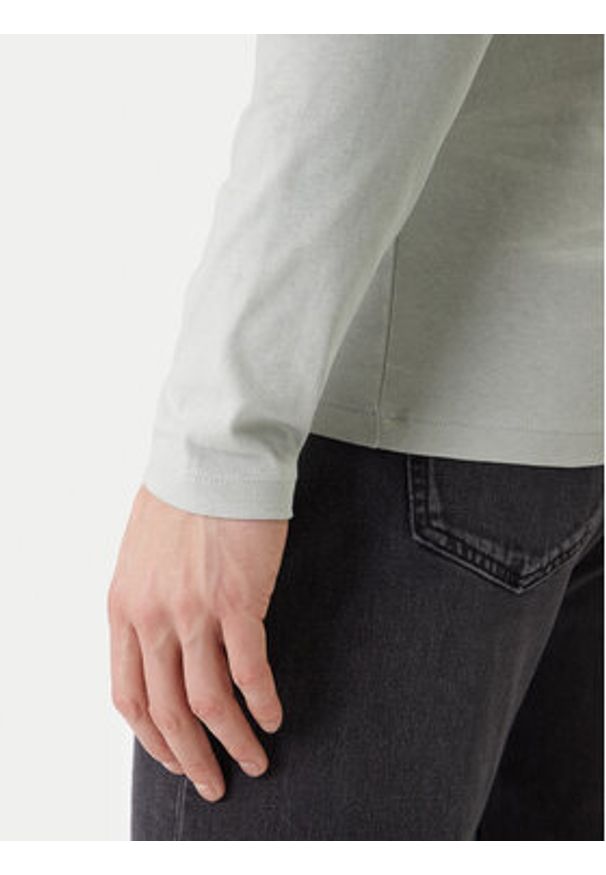 BOSS Longsleeve Tacks 50512111 Szary Regular Fit. Kolor: szary. Materiał: bawełna. Długość rękawa: długi rękaw