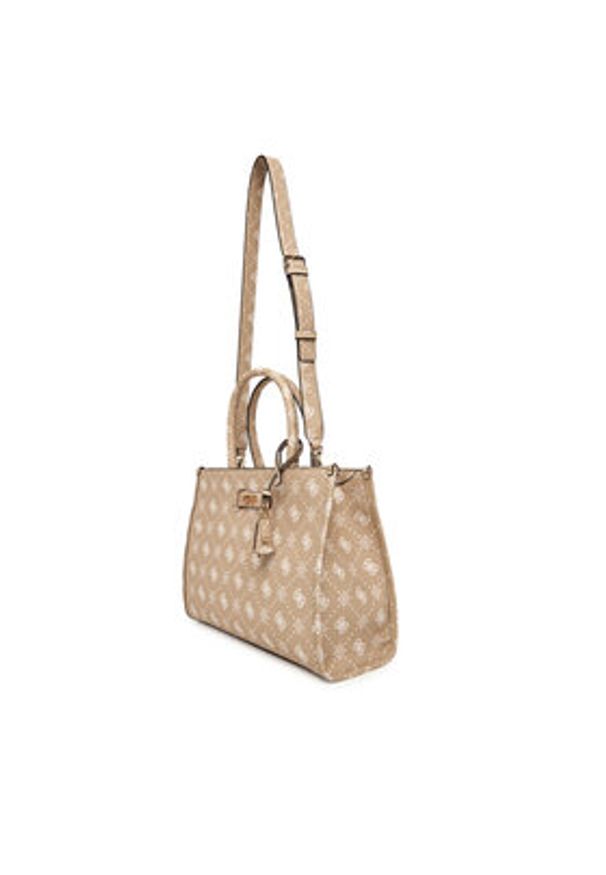 Guess Torebka Silia HWGP98 90220 Beżowy. Kolor: beżowy. Materiał: skórzane