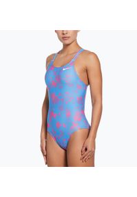 Strój pływacki jednoczęściowy damski Nike Hydrastrong Fastback. Kolor: niebieski