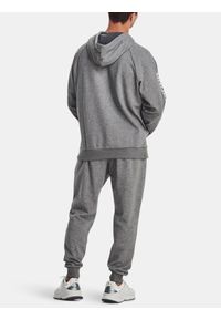 Dres męski Under Armour Rival Fleece Suit. Kolor: szary. Materiał: dresówka. Sport: fitness