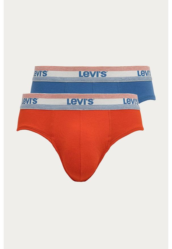 Levi's® - Levi's - Slipy (2-pack). Kolor: czerwony