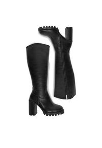 Nine West Kozaki CEO-HALA-01 Czarny. Kolor: czarny. Materiał: materiał #5