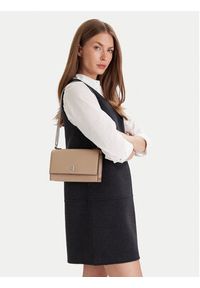 Calvin Klein Jeans Torebka K60K612233 Beżowy. Kolor: beżowy. Materiał: skórzane #2