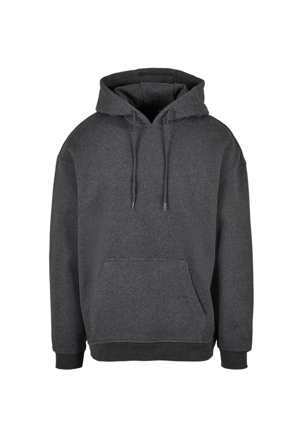 BUILD YOUR BRAND - Bluza Z Kapturem Męska Oversized. Typ kołnierza: kaptur. Kolor: wielokolorowy, szary, brązowy