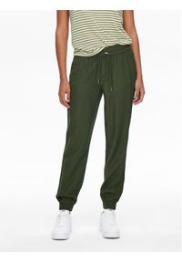 only - ONLY Spodnie dresowe 15203946 Zielony Regular Fit. Kolor: zielony. Materiał: wiskoza #1